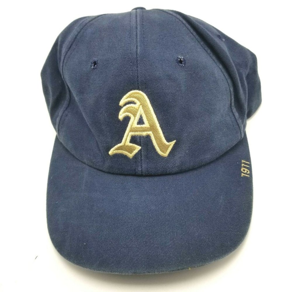 Ames Golf Iowa Sports Hat Cap Navy Blue Strapback